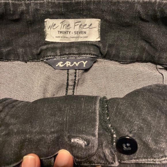 Free People Lace up black jeggings High Rise - Picture 7 of 10